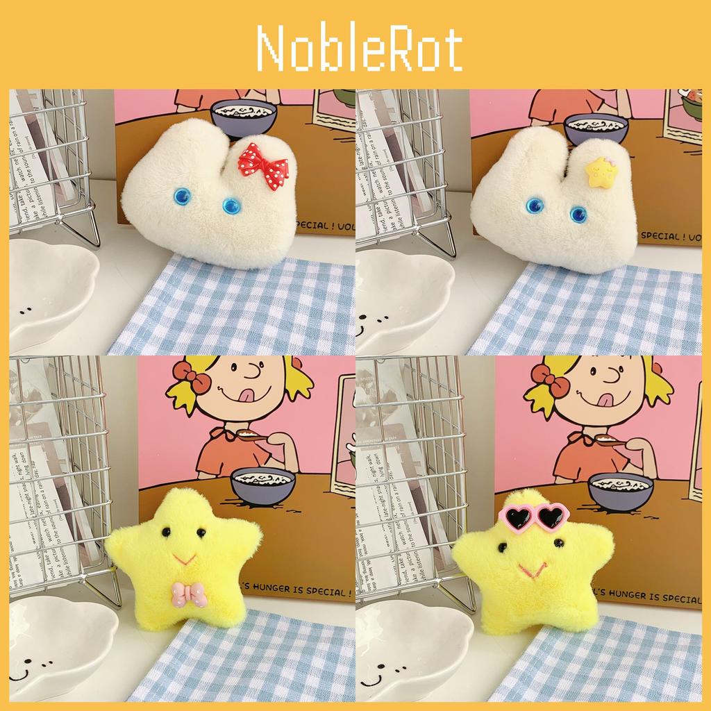 Soft Star Bunny Keychain Plush Adorable Rabbit Toy Backpack Accessories