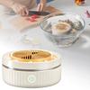 Cordless Fruit Vegetable Purifier with Portable Charging Base Rechargeable Food Cleaner for Removing Pesticides Bacterias Multi-Functional Kitchen