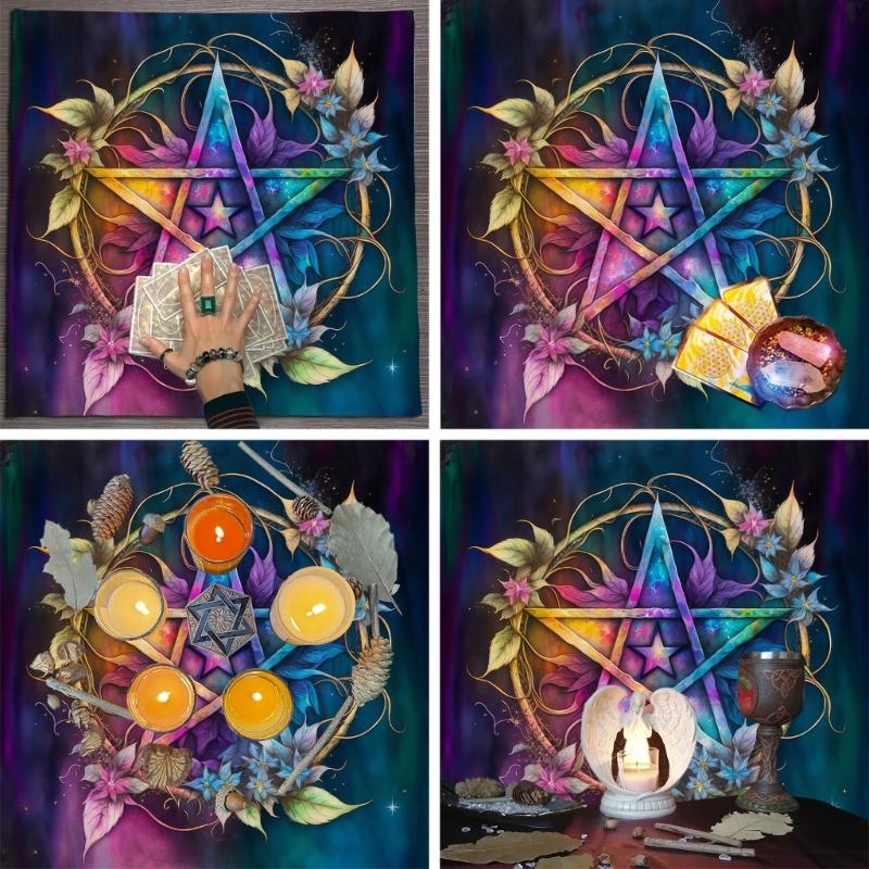 Multifunctional Tarots Card Table Cover Altars Decorations Tarots Tablecloth Pendulums Divinations Altars Table Cloth