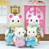 Non-Toxic Forest Animal 1/12 Dollhouse Furniture Bedroom Kitchen Bathroom Set Miniature Simulation Dolls Accessories Diy Toys Children