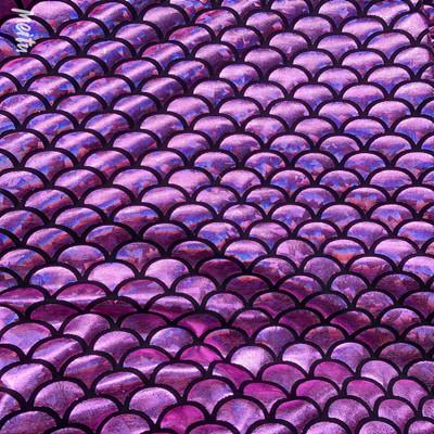 

100x148cm Bronzing Decoration Mermaid Fabric DIY Stage Cosplay Costume Dance Shiny Stretchy Swimsuit Material 100x148cm