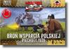 FTF 1/72 Scale Polish Mortar and Machine Gun Set (3 Each) with 15 Soldiers, Plastic Model Kit PF72027