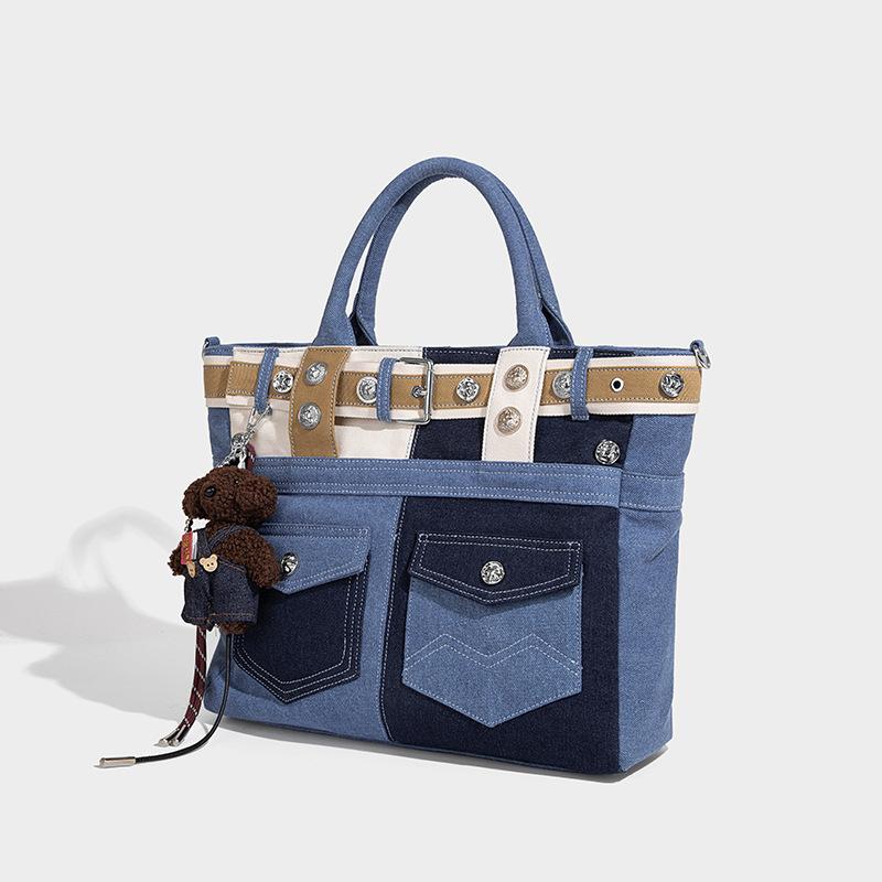 

2025 New Fashionable Large Capacity Tote Bag with Temperament Crossbody Bag