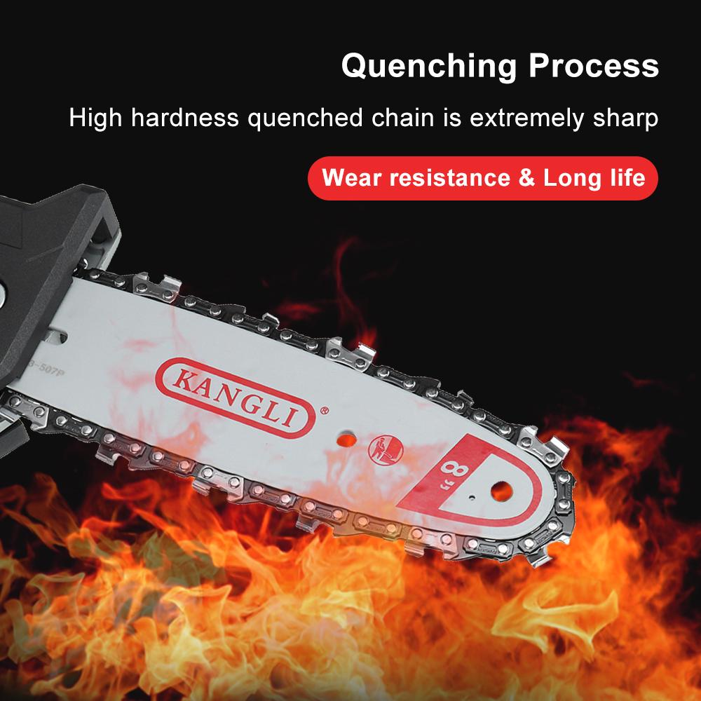 8 Inches Rechargeable Brushless Electric Saw Chainsaw with Battery 1500W Woodworking Cutter Tools For Battery 288V