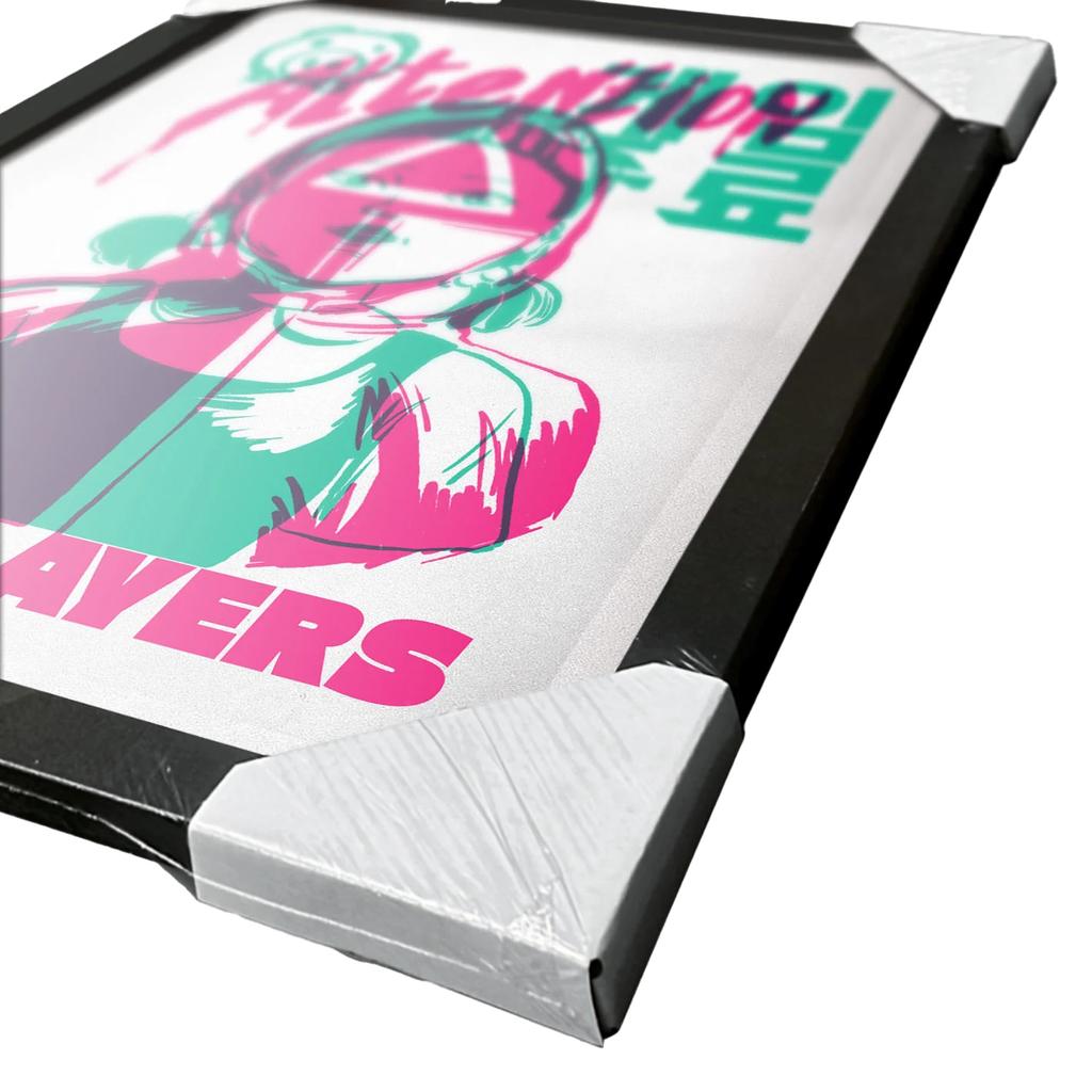 Squid Game 2 All Players Framed Poster