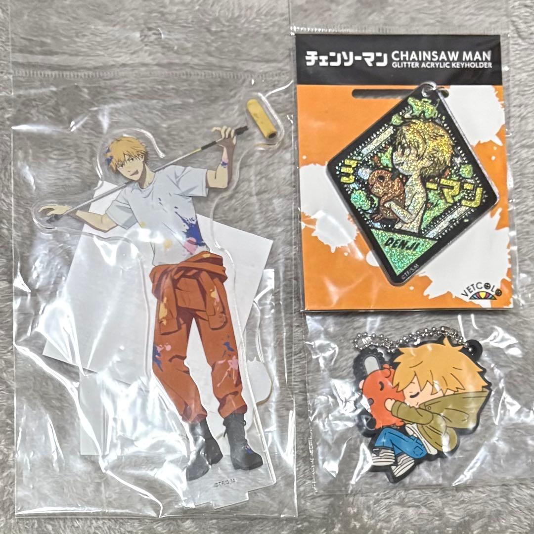 Used Chainsaw Man Denji Pochita Acrylic Stand Paint VETCOLO