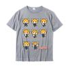 Aggretsuko Umore Attuale Maglietta a Maniche Corte T-Shirt Fitness aderente Cotone di Alta Qualità Top Magliette Europa Per Uomo
