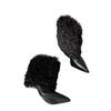 2025 Autumn and Winter New Fashion Versatile Lamb Wool Warm Fashion Stiletto Short Boots Women's Wear Pointed Low