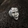 Boutique New Retro Simple New Punk Hip-hop Skull Personality Men's Open Ring Robot Ghost Head Jewelry