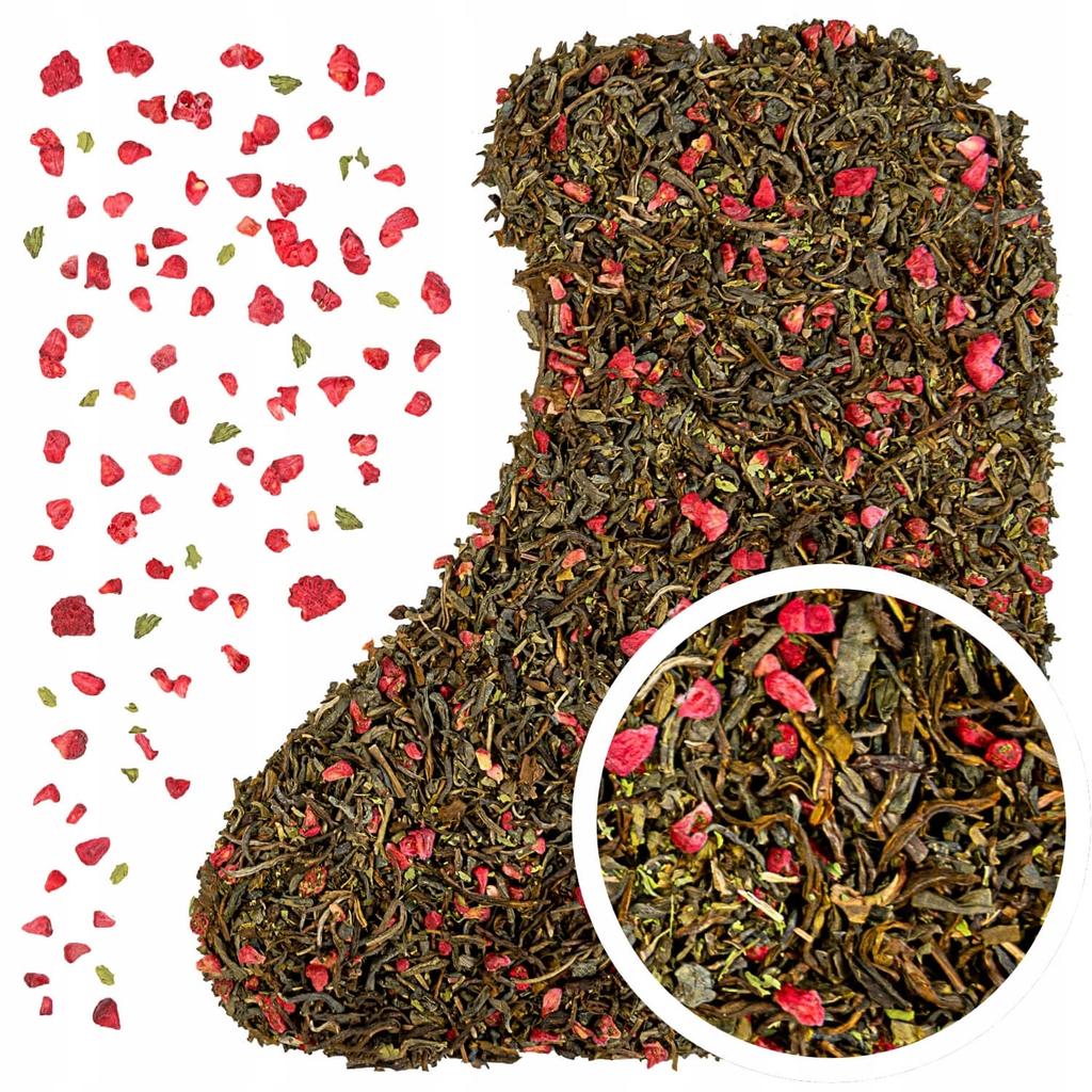 Herbata Zielona Malinowo Miętowa 50 G Z Maliną I Miętą Spearmint