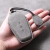 Nissan N7 Key Case Bag for 25 Models - Dongfeng New Energy Vehicle Remote Control Protective Leather Case with Buckle.