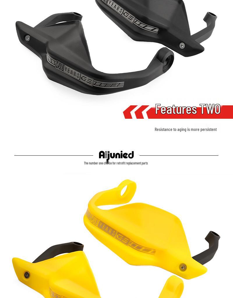 BMW R1250GS R1200GS LC Handguard Plates: Anti-Fall Handlebar Windshield Protector