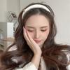 French retro sponge headband camellia decoration simple and elegant temperament hair band  hair accessories