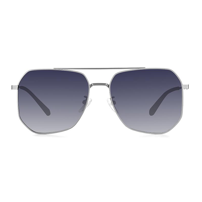 Calvin Klein Polarized Ultra-Light Double Beam Driving Travel Sunscreen UV Protection Sunglasses Irregular Shape Unisex sunglasses CKJ26217SPLB