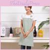 Resistant Stain Waterproof Hand Wiping Apron Sleeveless Adjustable Strap Neck