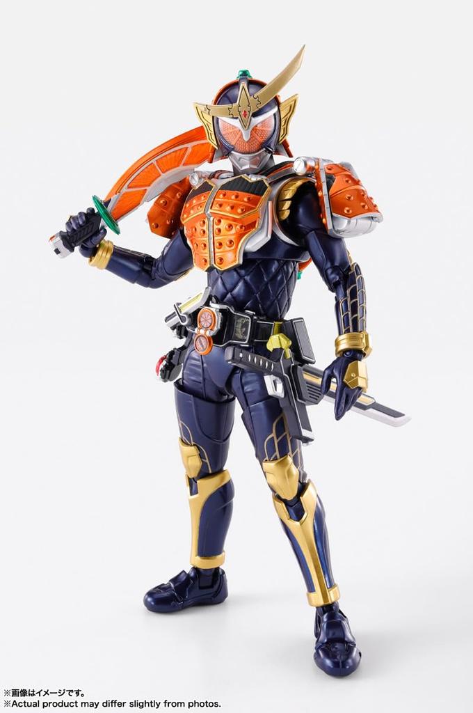 TAMASHII NATIONS Bone Carving Kamen Rider Gaim Orange Approximately PVC Painted Action Figure S.H.Figuarts (Real Method) Arms, 145mm, & ABS,