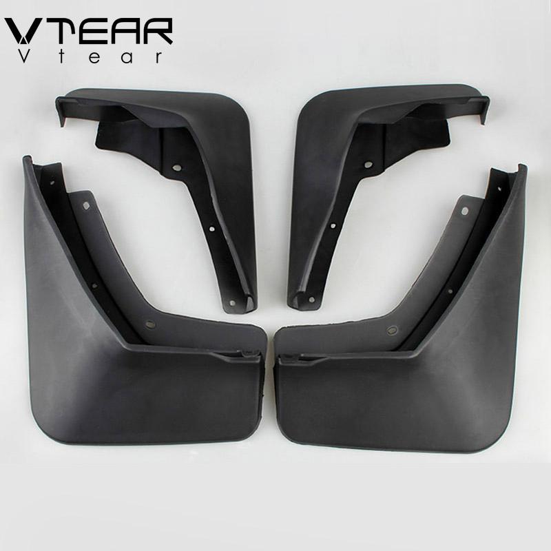 

Vtear для Skoda Kodiaq, брызговики, накладки на крылья, брызговики, внешний автомобильный Стайлинг, детали, аксессуары, украшения чёрный