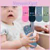 Safe And Durable Baby Teething Buddy Food Grade Silicone Colorful Buttons 15*5cm