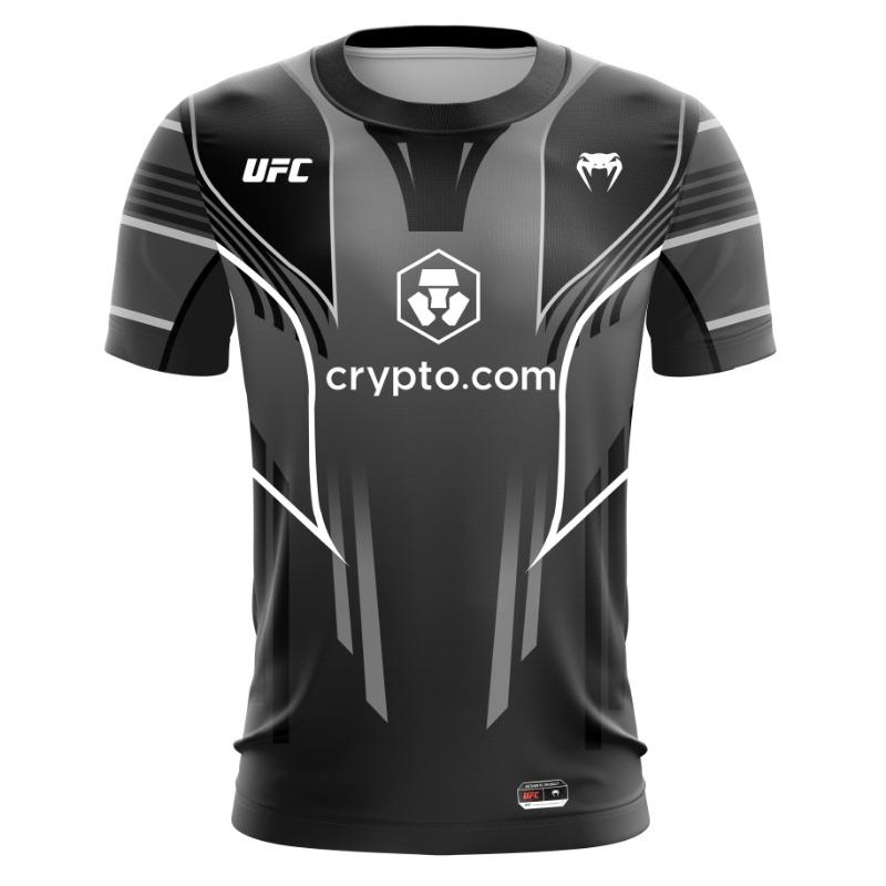 

Летняя мужская футболка UFC для бокса и боевых соревнований, повседневная, дышащая, модная, быстросохнущая, с коротким рукавом L