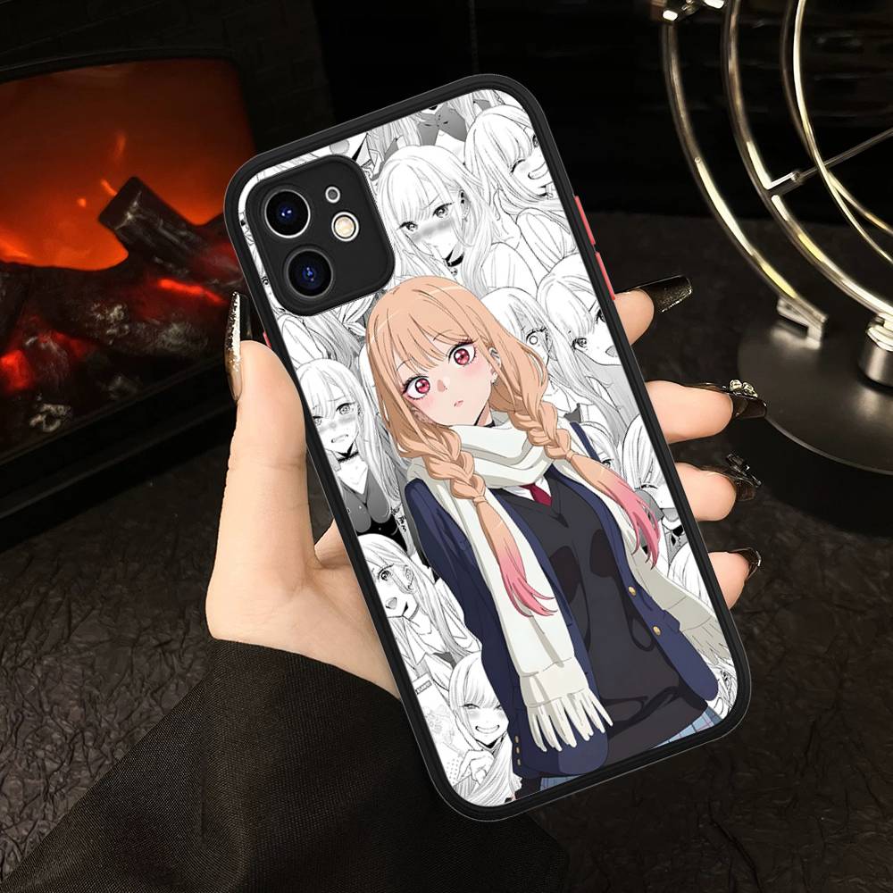 My Dress Up Darling For IPhone 11 12 13 14 15 16 Pro Max Plus X XS MAX Back Cover Matte Phone Case