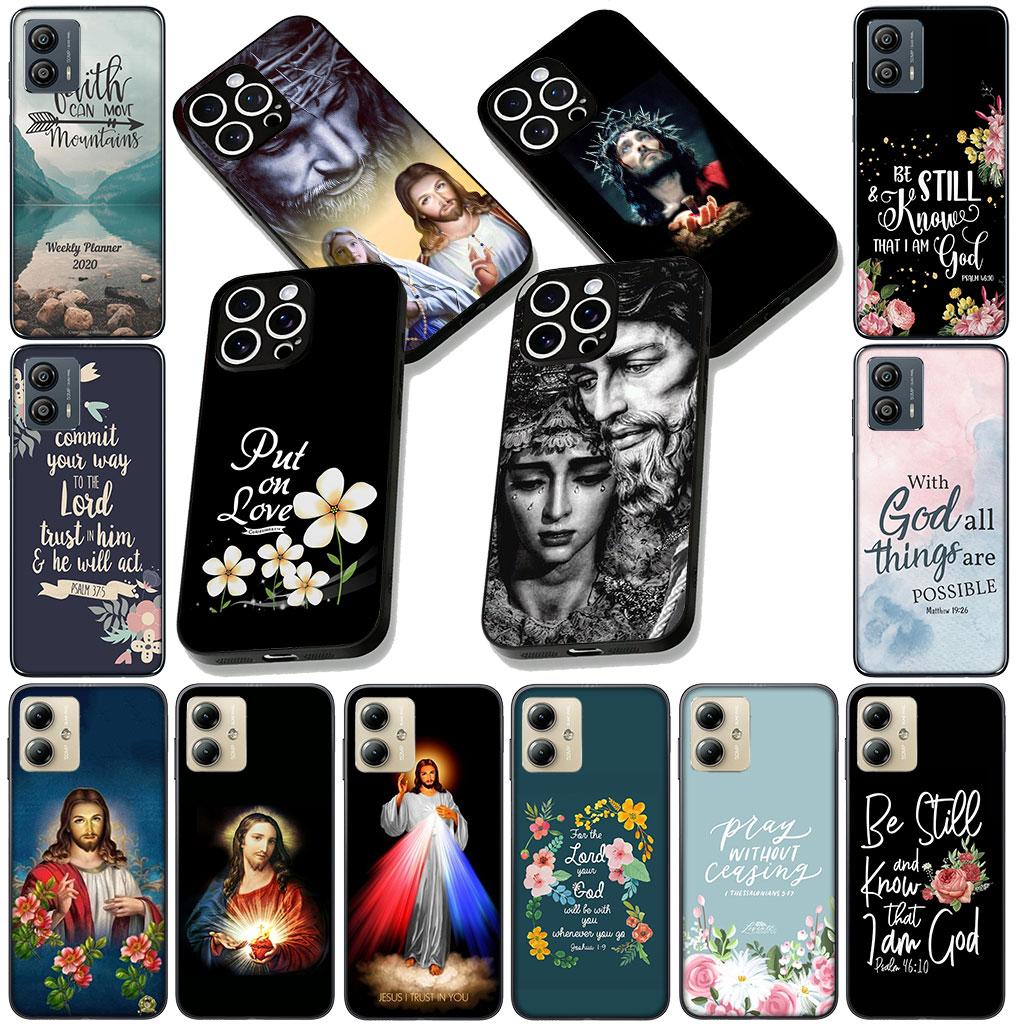 Cover for Samsung Galaxy A05 A06 A14 A50 A51 A52 A12 A13 A17 A70 A07 A25 A26 A56 A23 M53 Case Jesus Bible Verse Christian God