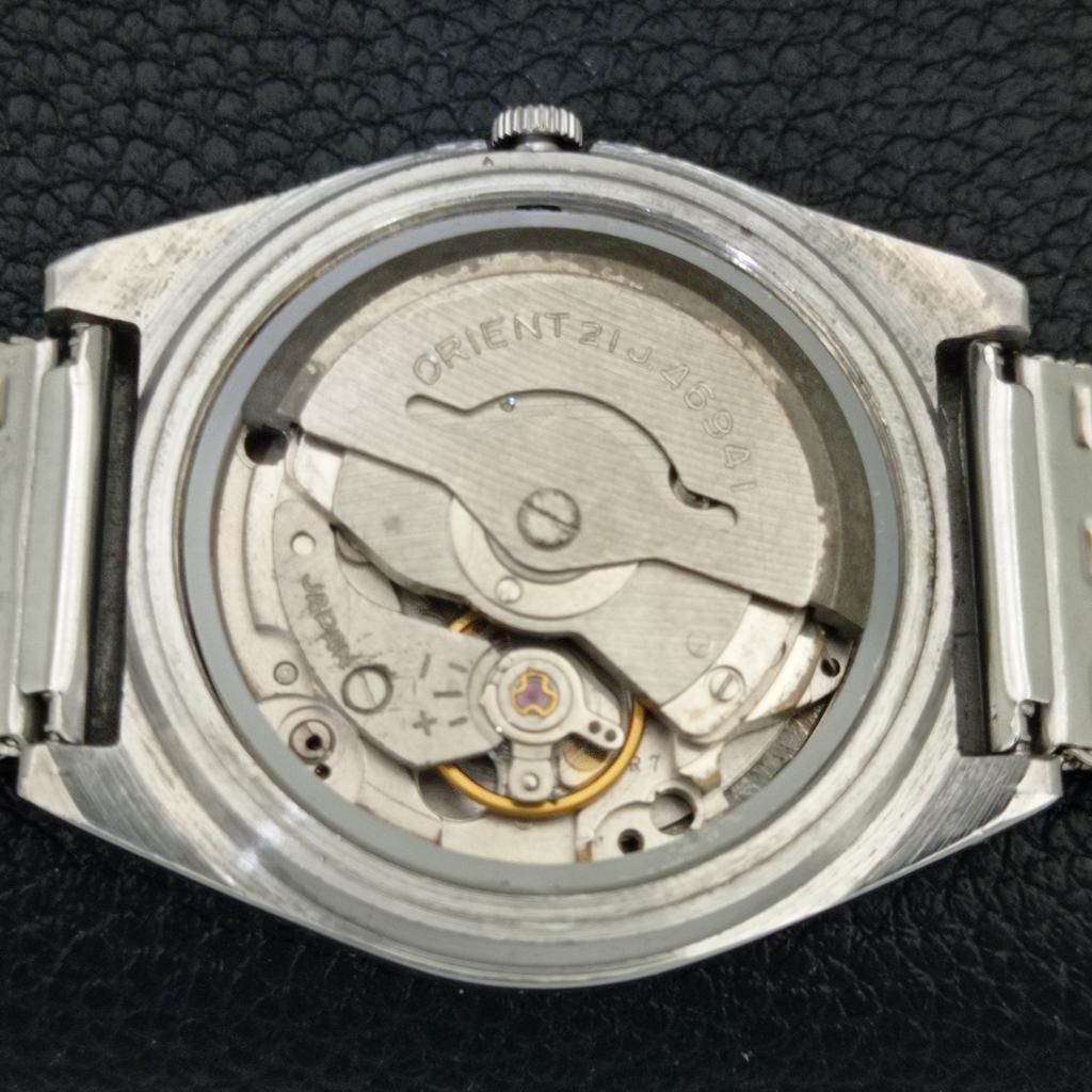JAPAN VINTAGE ORIENT AAA CRYSTAL AUTOMATIC MENS ORIGINAL DIAL WATCH A707774-1