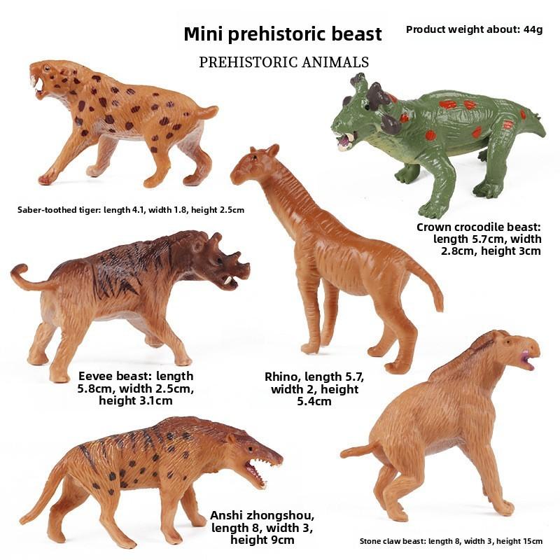 Mini Dinosaur Model Set Plastic For Kids Educational Collection