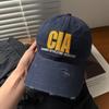Retro Embroidered Baseball Cap Female Tide Brand Wide Brim Shows Face Small Peaked Cap Outdoor Leisure Male
