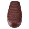 Qiilu Motorcycle Custom Seat Single Seat PU Leather Waterproof with Mounting Hardware for Honda (C)