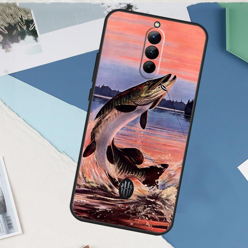 Fish Fishing Fisherman For Nubia Red Magic 10 9 8 Pro Plus 6 7 Pro 6S 7S 5G 6R RedMagic 8S 9S Pro Plus Phone Case