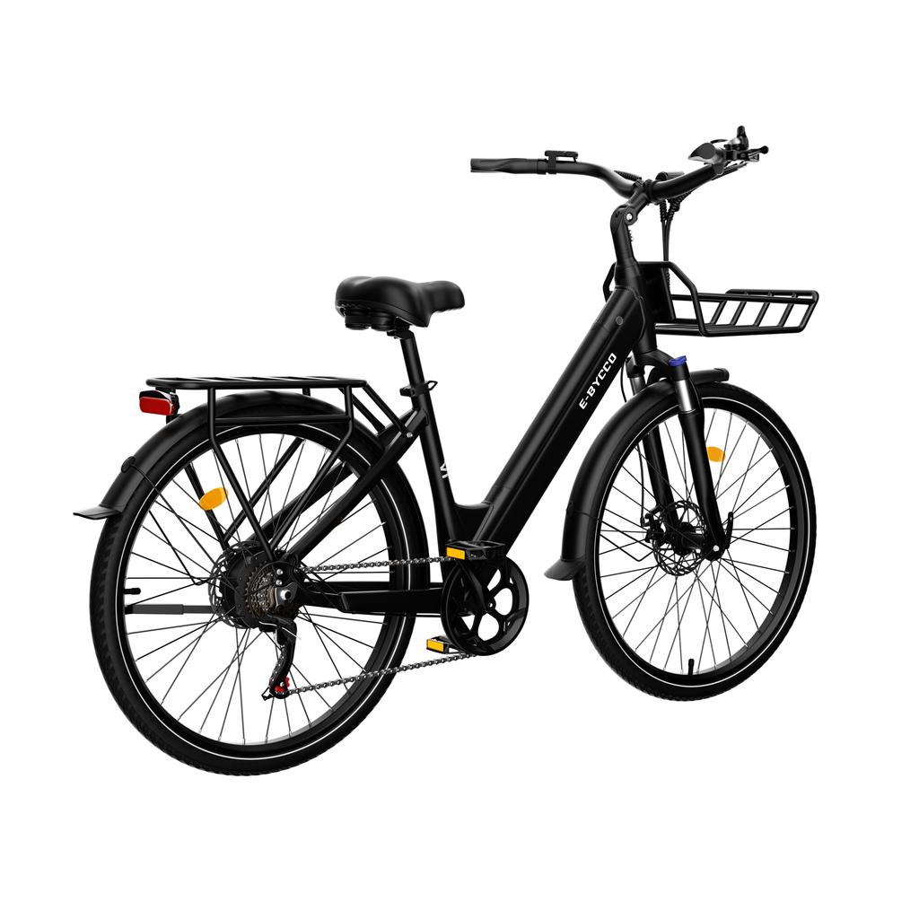 E-BYCCO V1 Electric Bicycle 36V 15.6Ah Battery, 250W Motor, 25 Km/h, 28×1.5 Inch Tires, Regulatory Compliant Commuter E-Bike