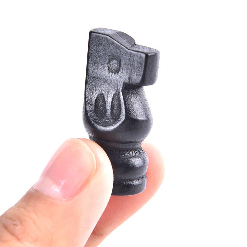 32Pcs 2 Size Wooden Chess Pieces Complete Chessmen International Word Chess Set Chess Piece Entertainment Accessories