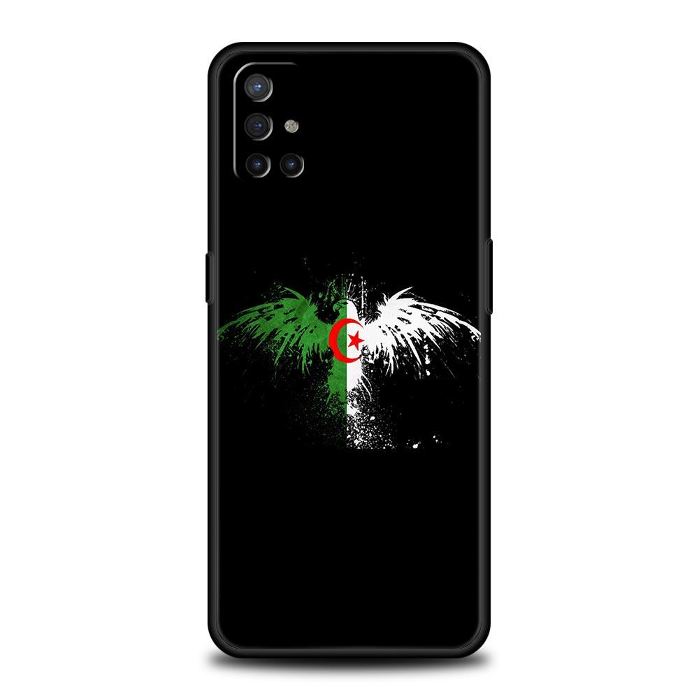 

Algeria Flag Phone Case For OnePlus 12R 9R 12 11 10 Pro 9 8 7 7T 8T 10T 9RT Nord 2T N10 N200 CE 2 5G Black Cover Soft Shell OnePlus 12