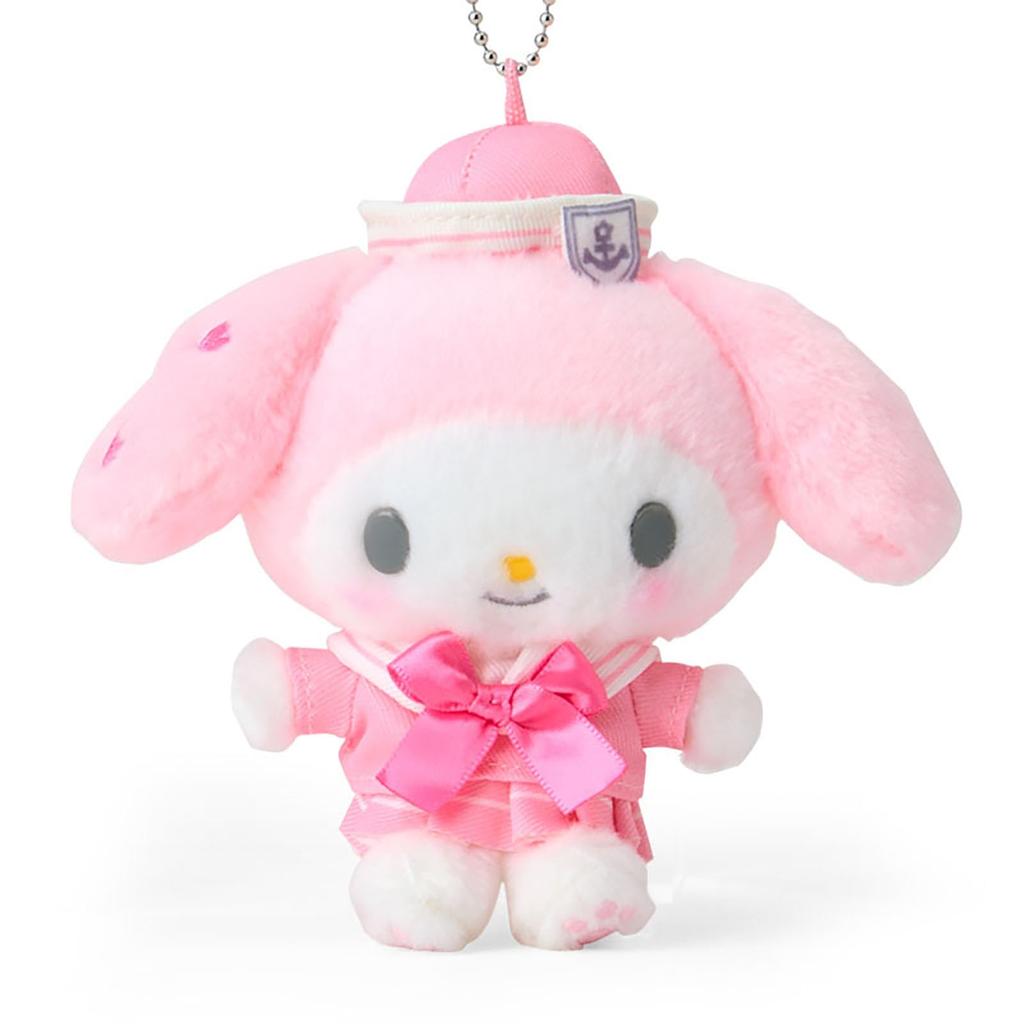 Sanrio Mascot Holder My Melody Recommended Ages 6 and Up 061662 (Sailor Collar) Polyester/Steel