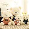 Creative Strap Cool Bear Plush Toy Doll Cute Dressed Bear Doll Children's Accompanying Gift