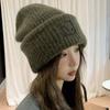 Keep Warm In Autumn and Winter, Thicken Ear Protectors, Large Head Circumference, Versatile Face, Small Pile of Hat Women