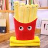 Plush Hamburger Pizza Toy Ice Cream French Fries Toy Stuffed Fast Food Popcorn Cake Pizza Pillow Cushion Kid Toy Birthday Gift