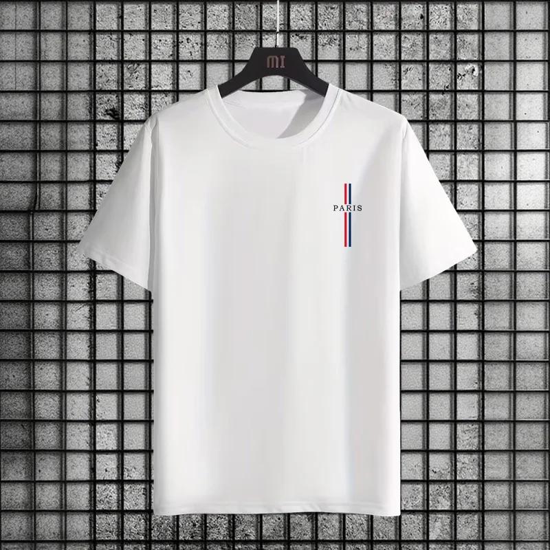 

2025 Hot Sale Mens Tshirt High Quality 100 Cottton Oneck Short Sleeve Urban Casual Fashion Tees Summer Male Comfort Cool Top 4XL