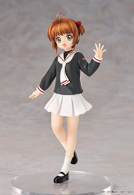 POP UP PARADE Cardcaptor Sakura Clow Kart Sürümü Sakura Kinomoto Plastik Boyalı Tamamlanmış Figür Ölçeksiz