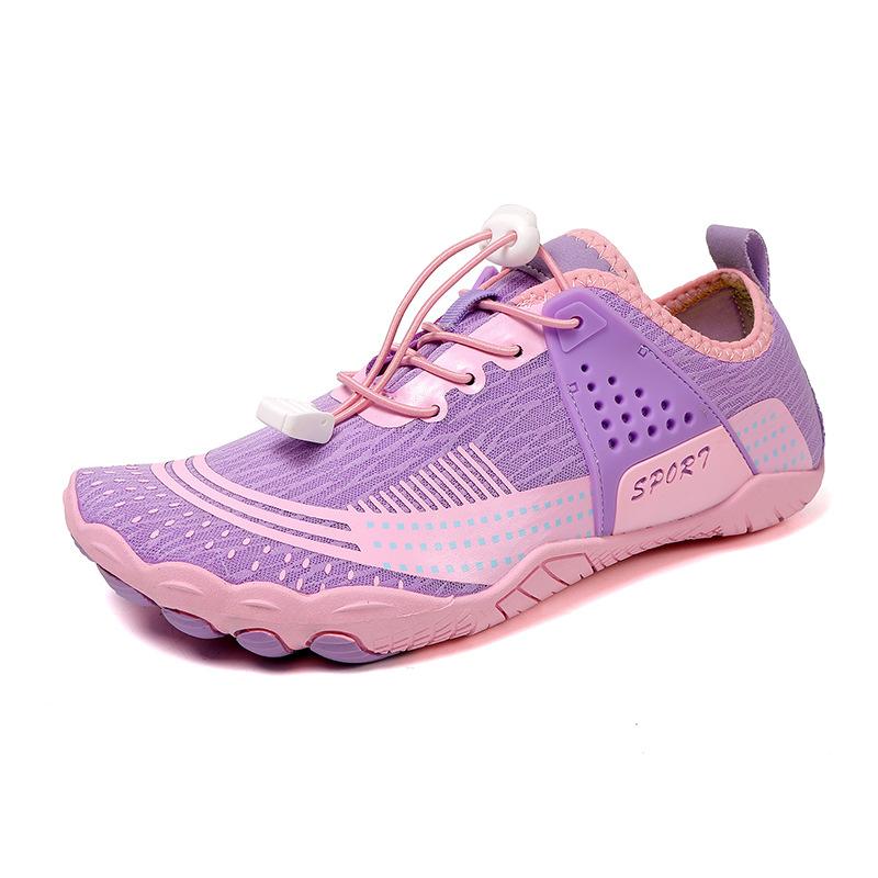 Couples' Stream-Tracing Shoes Outdoor Swimming and Wading Shoes Lightweight Quick-Dry Beach Shoes Hiking Five-Toe Mountaineering Shoes