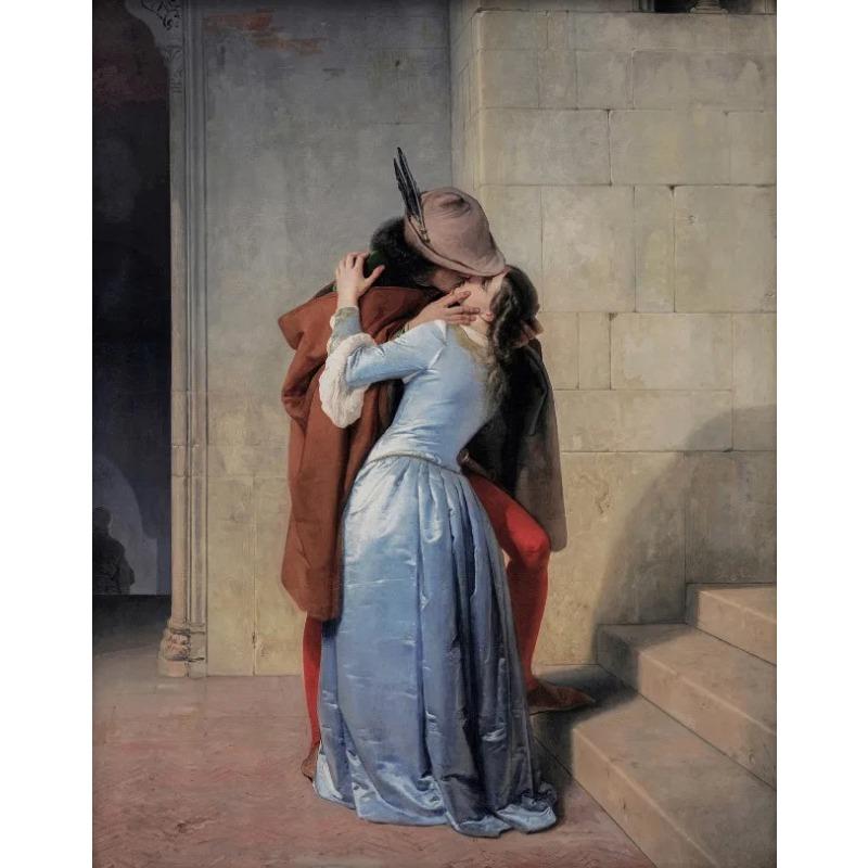 Vintage Romanticism Couple Painting Posters and Prints Canvas Printing Romantic Wall Art Picture for Living Room Home Decor Gift