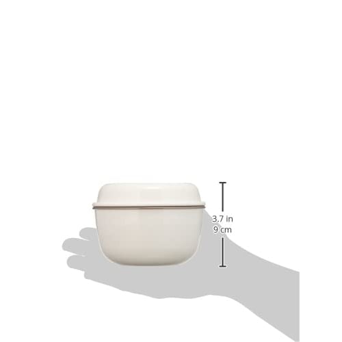 Takenaka Retro Moda Lunch Bowl, Gray, Upper Capacity: 230ml, Lower Capacity: 350ml