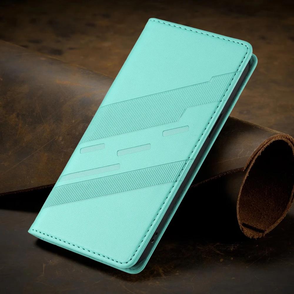 Business Leather Wallet Flip Case For iPhone 16 Pro Max 16E 11 12 13 14 Plus 15 XS Max XR Card Slot Magnetic Bag Phone Cover