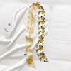 Long Skinny Hair Scarf For Women Fashion Fruit Print Kerchief Cute Headband Silk Satin Neck Scarfs 7*130cm Band Bag Scarves