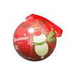 Pendants Xmas Hanging Ornament Tinplate Candy Ball Christmas Ball Ornaments Candy Ball Box Jar Hanging Decorations Fillable Xmas