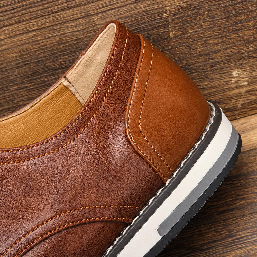 Brand Handmade Derby Shoes Men Breathable Mens Dress Shoes High Quality Leather Office Wedding Shoe Lace Up Business Casual Shoe