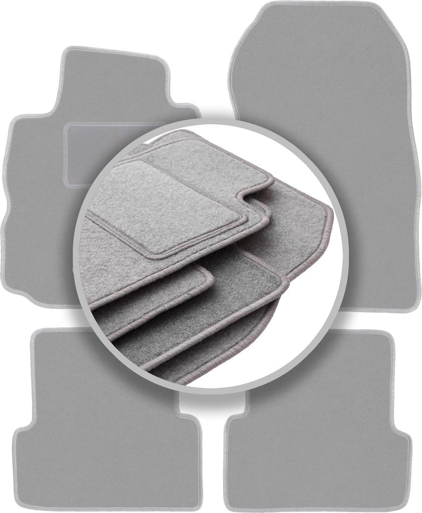 Gray car mats for: Renault Modus minivan (2004-2012)