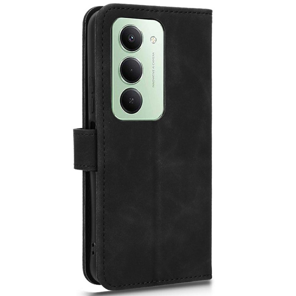 Dla Xiaomi Redmi 15 4G (UE) (171mm) Skórzane etui przyjemne w dotyku odporne na upadki portfel etui na telefon z klapką