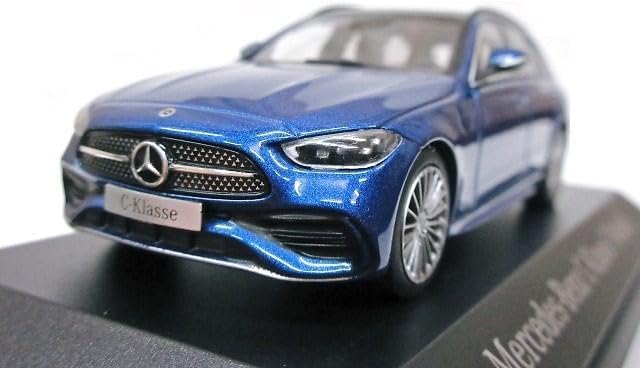 HERPA 1/43 Scale Mercedes-Benz C-Class (S206) KOMBI Station Wagon 2021 (Blue) Diecast Model Car [Parallel Import]