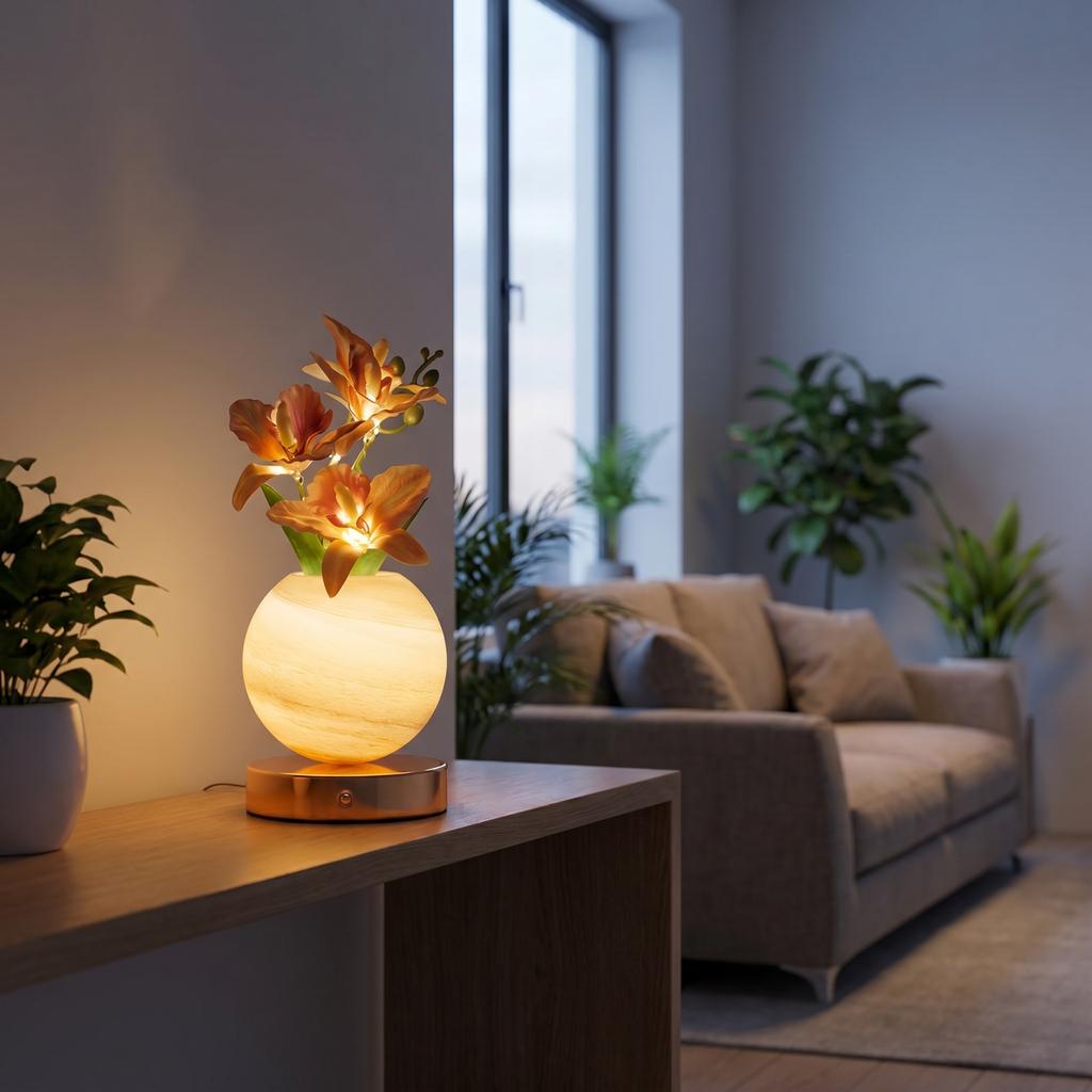 Artificial Phalaenopsis Planet for Home Decor